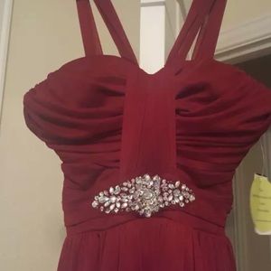 Windsor Burgundy Formal Dress